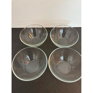 Arcoroc Clear Glass Bowls Set of 4